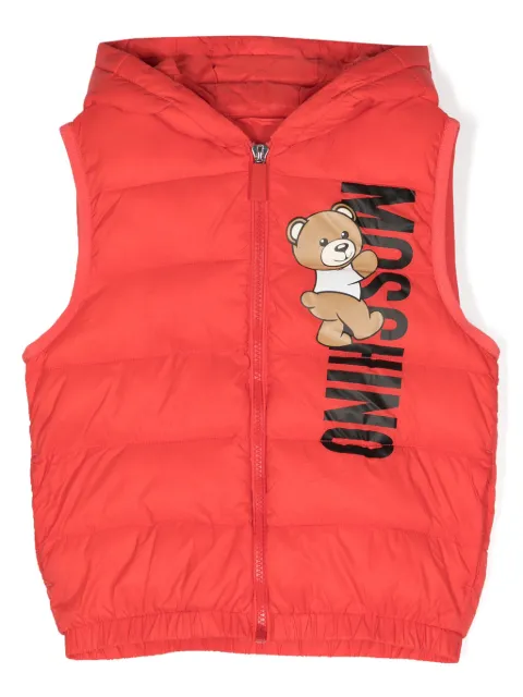 Moschino Kids جيليه مبطن بطبعة تيدي