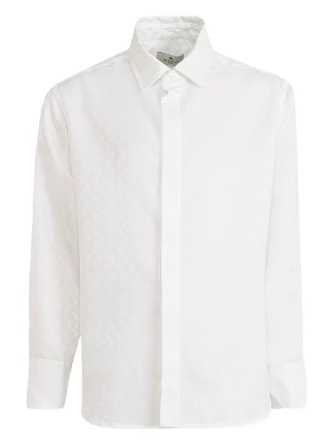 ETRO KIDS paisley-jacquard shirt 