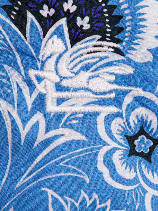 ETRO KIDS paisley-print Drawstring Shorts | Blue | FARFETCH