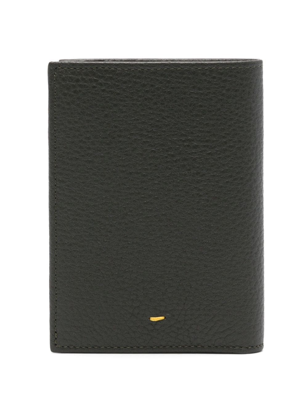 Shop Doucal's Logo-debossed Leather Wallet In Grey