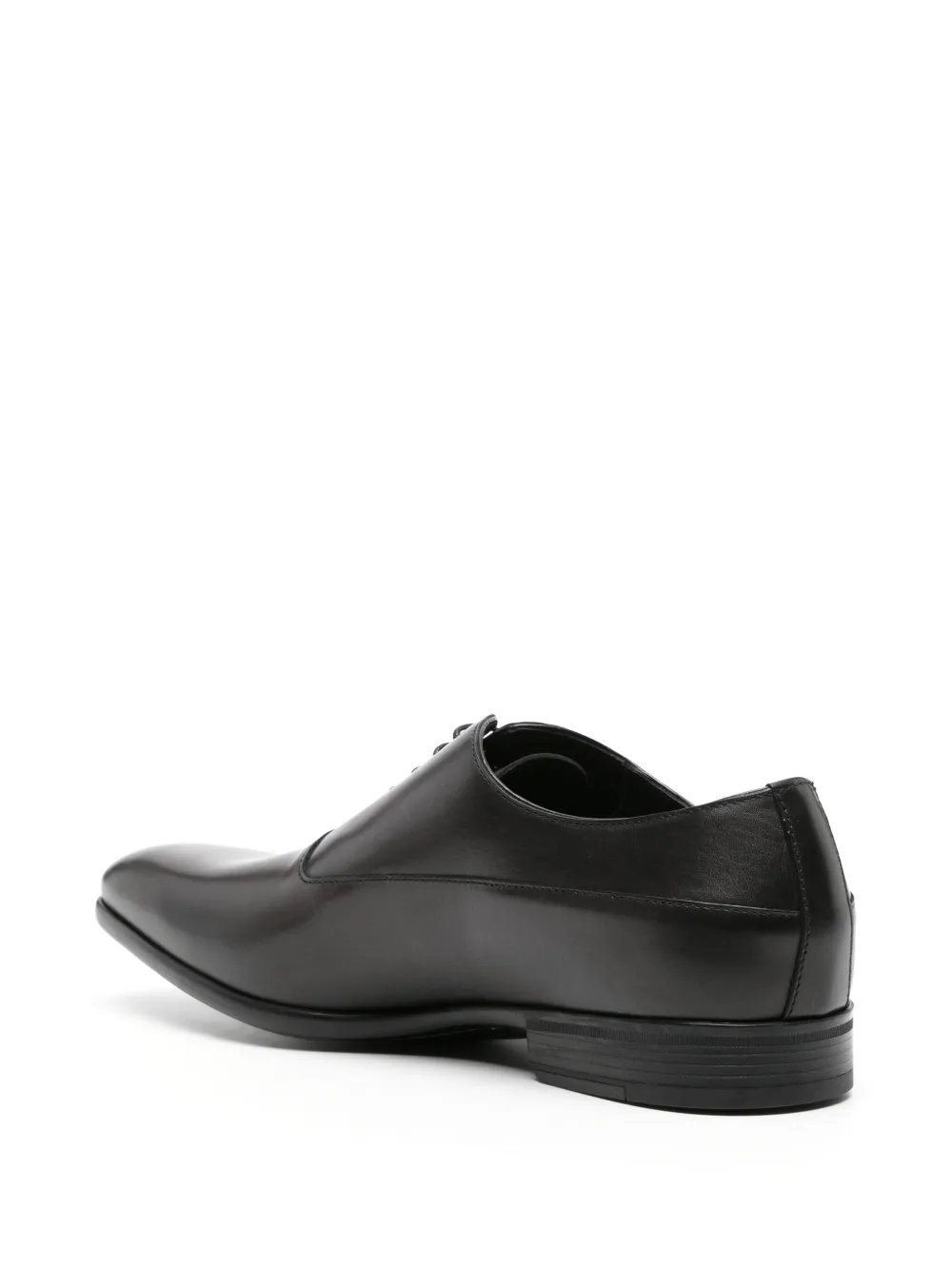 Shop Doucal's Patent Leather Oxford Shoes In Black