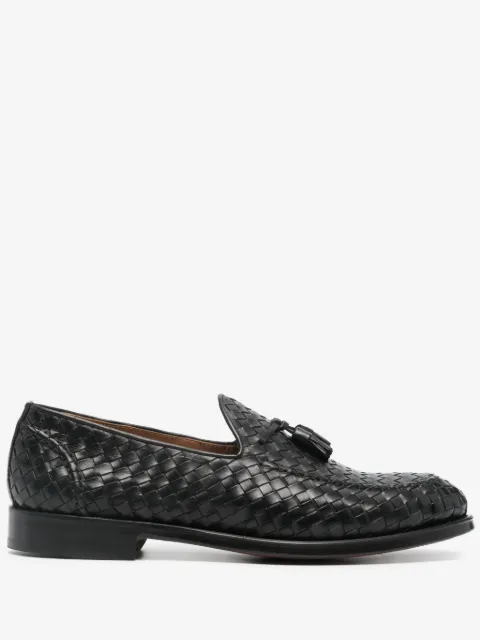 Doucal's interwoven leather loafers