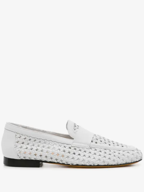 Doucal's interwoven leather loafers