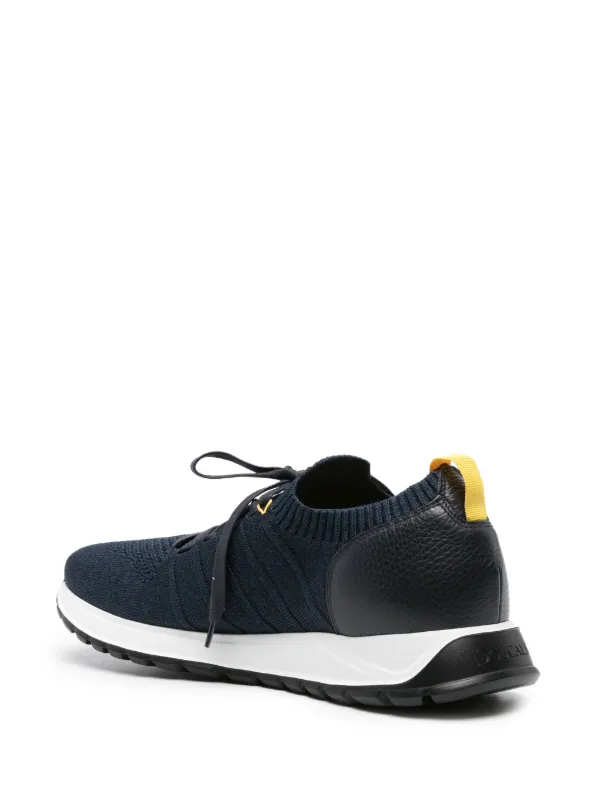 スニーカー DOUCAL'S Men Sneakers Blue DU3222SYDNPZ658 NB15 Doucal's lace-up Knitted Sneakers | Blue | FARFETCH