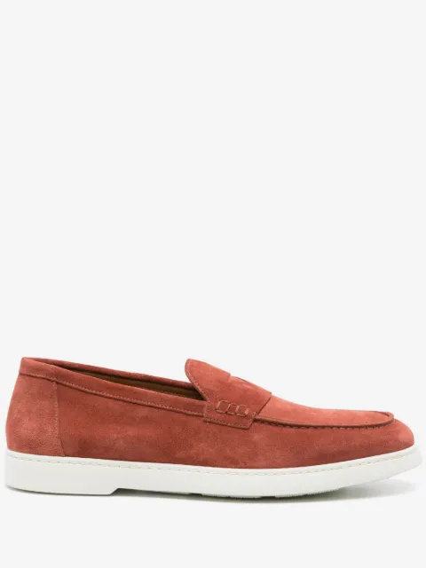 Doucal's suede penny loafers