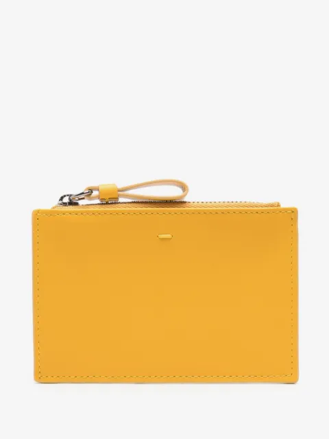 Doucal's logo-debossed leather card holder