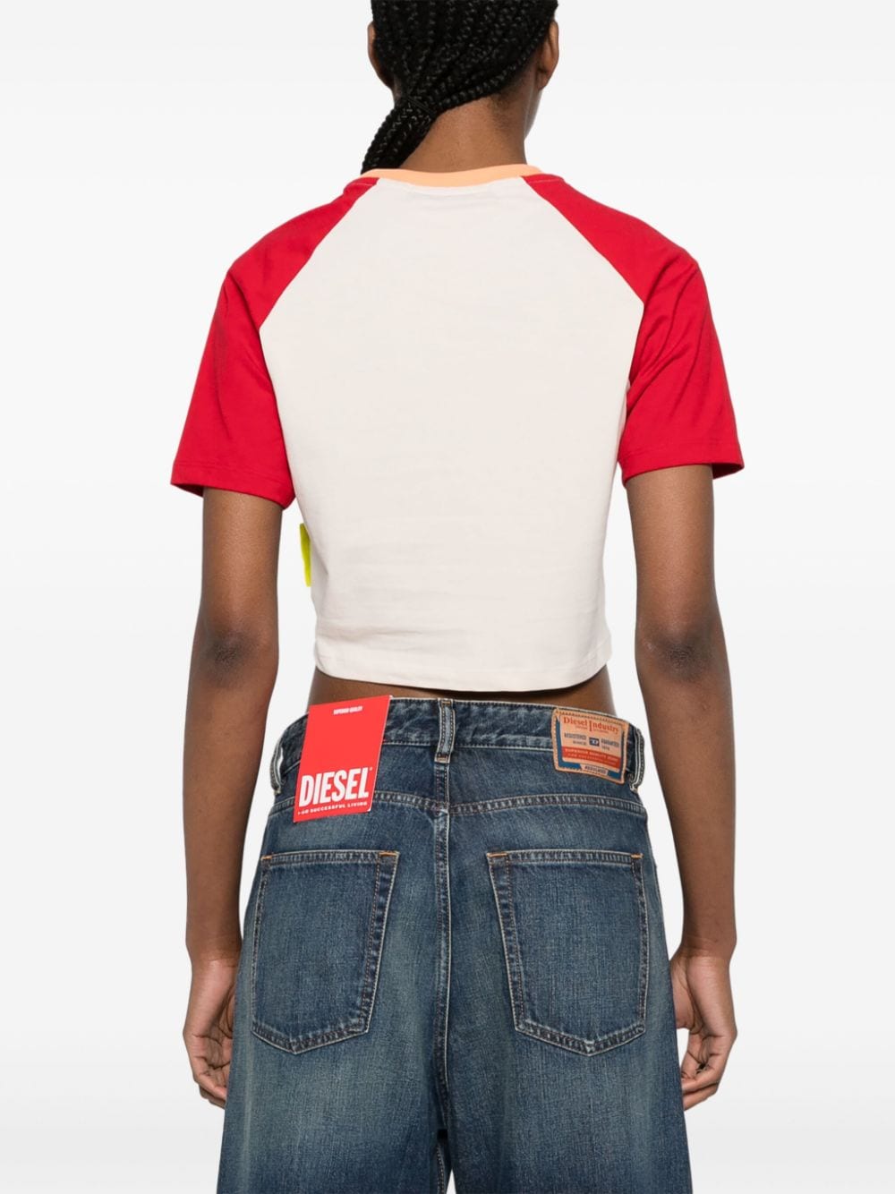 Shop Barrow Flocked-logo Cotton T-shirt In Neutrals