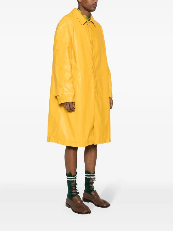 Maison Margiela ダメージ トレンチコート | イエロー | FARFETCH JP