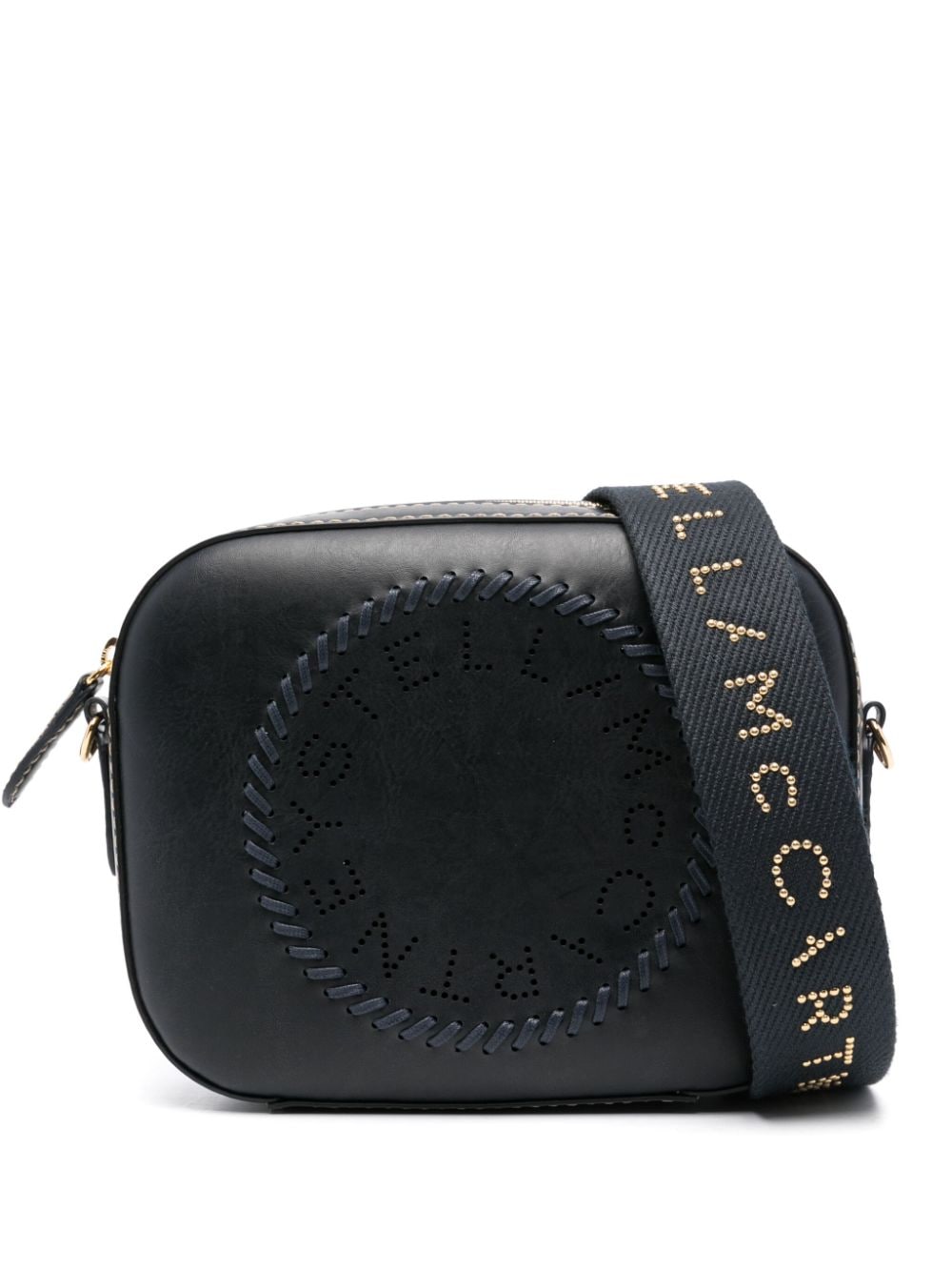 Stella McCartney Camera kleine cameratas met logo Blauw