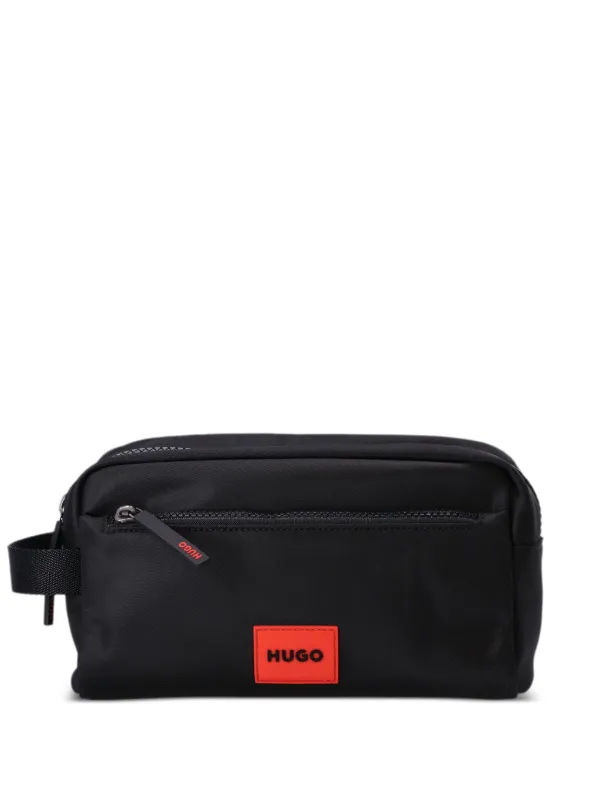 Mens hugo boss wash bag sale