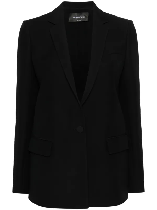 ジャケット FABIANA FILIPPI Women Outer MAD265F139L167 VR4 Black Fabiana Filippi/ファビアナ フィリッピ｜ヤーン カーディガン