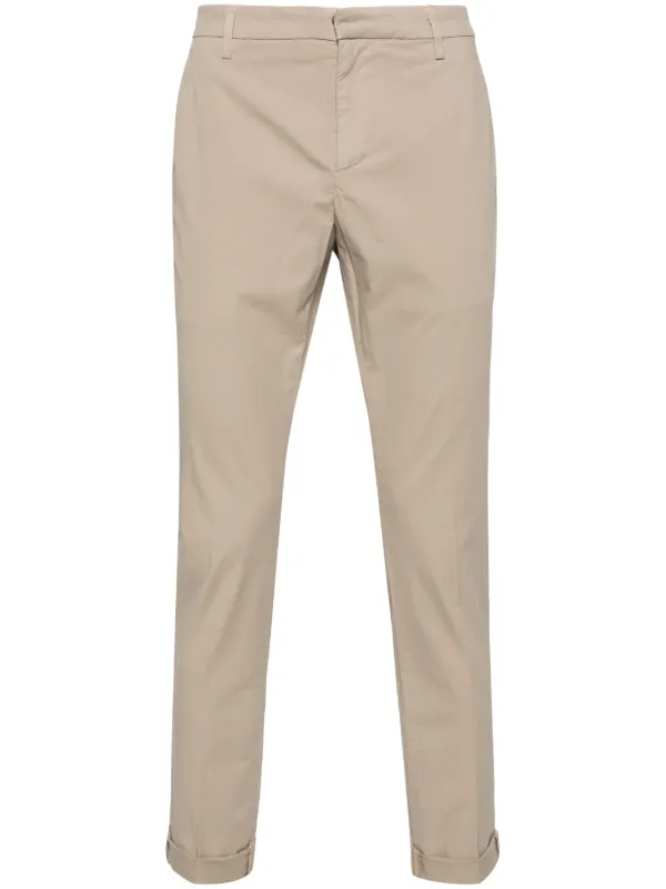 DONDUP slim-fit Chino Trousers Neutrals FARFETCH BH