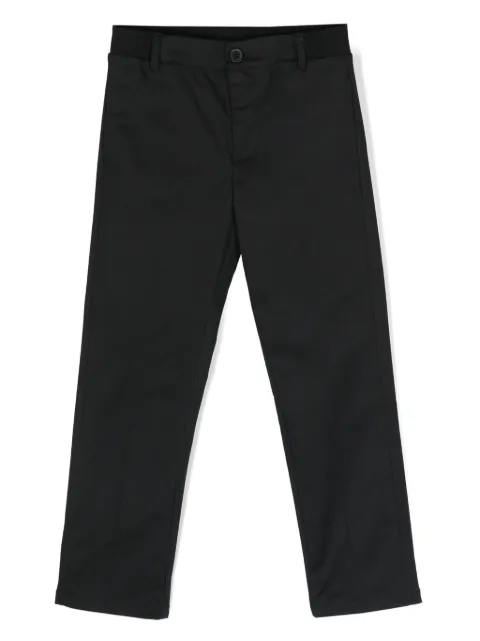 Moschino Kids straight-leg cotton trousers