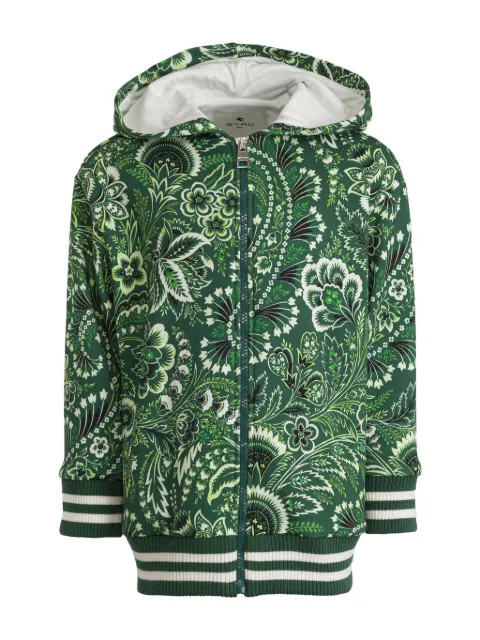 ETRO KIDS paisley-print zip-up hoodie