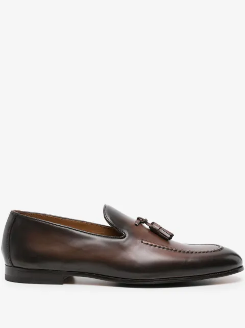 Doucal's tassel-detail faded loafers