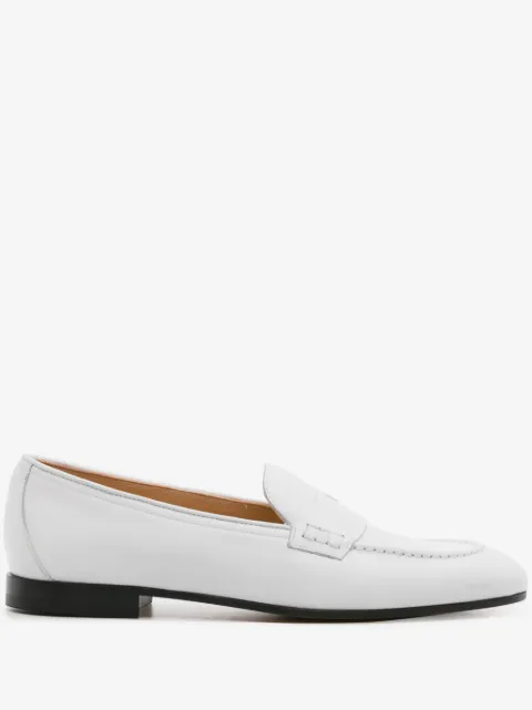 Doucal's mocassins en cuir à entaille penny