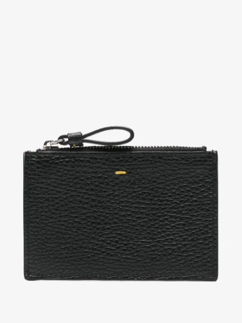 Doucal's logo-debossed leather card holder