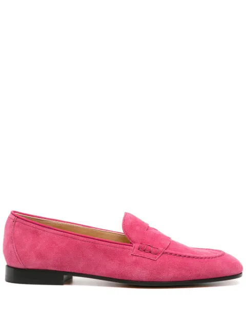 Doucal's penny-slot suede loafers