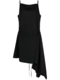 Juun.J asymmetric-hem sleeveless minidress - Black
