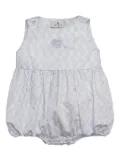 ETRO KIDS Paisley-print cotton romper - Blue