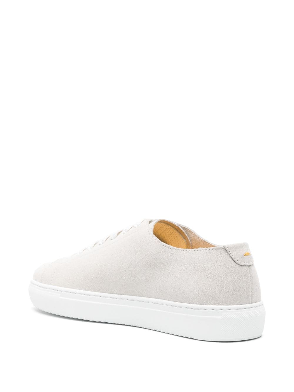 Shop Doucal's Lace-up Suede Sneakers In Neutrals