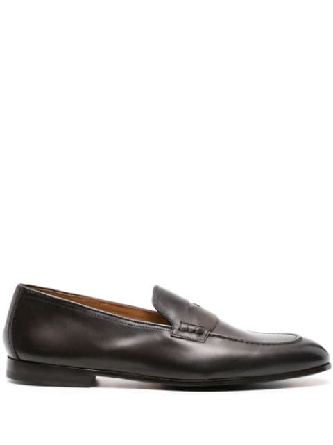 Doucal's penny-slot patent leather loafers