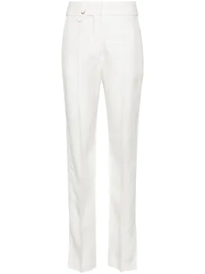 大人気新品をすべて JACQUEMUS】2020ss スーツ パンツ セットアップ 白レーヨン スーツ・フォーマル・ドレス