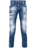 DSQUARED2 Tidy Biker mid-rise skinny jeans - Blue