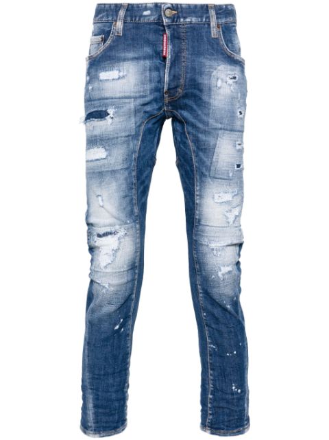 Dsquared2 Tidy Biker mid-rise skinny jeans