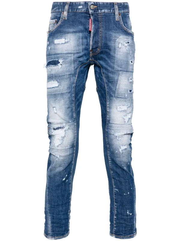 Dsquared2 Tidy Biker mid-rise Skinny Jeans - Farfetch