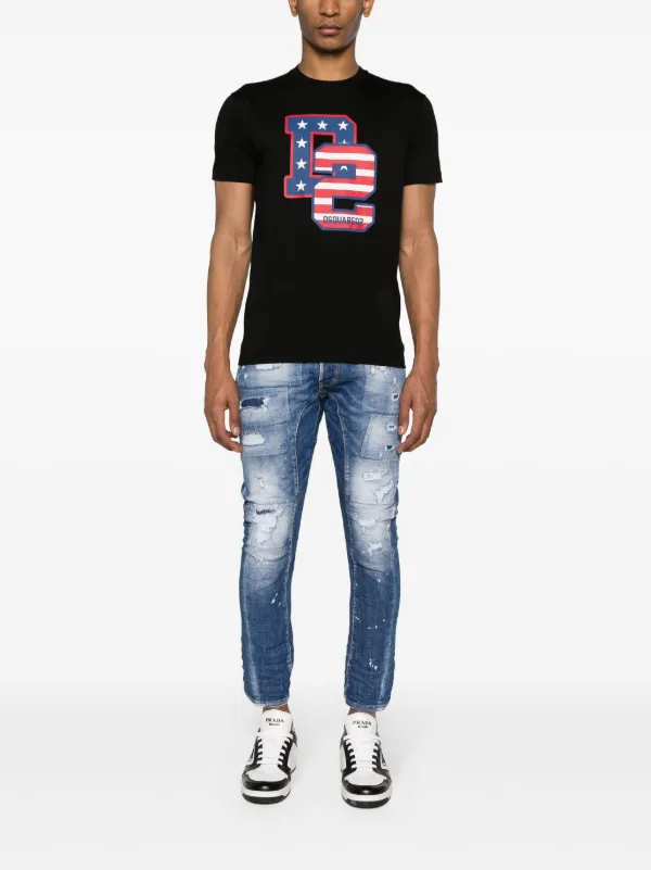 Dsquared2 Tidy Biker mid-rise Skinny Jeans - Farfetch