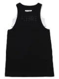 MM6 Maison Margiela Kids double-layer sleeveless dress - Black