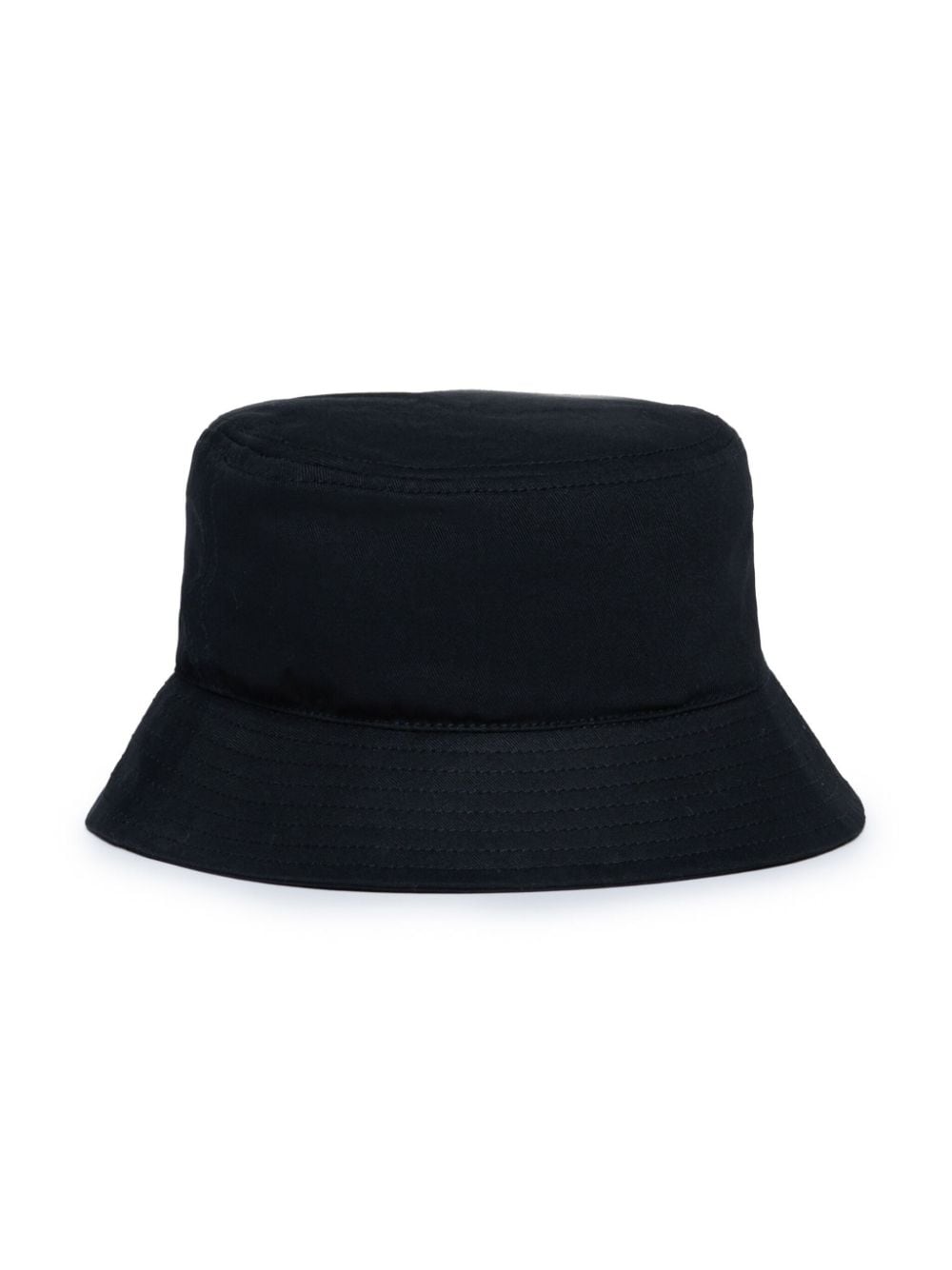 Marni Kids logo-embellished cotton bucket hat - Zwart