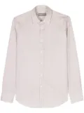 Canali graphic-print cotton shirt - Purple