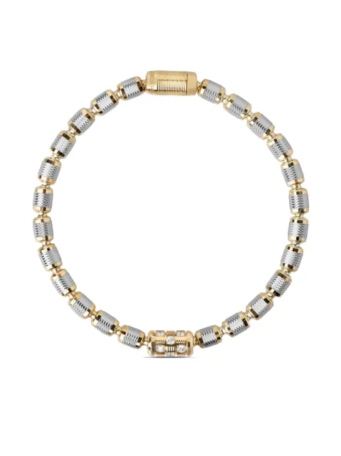 Officina Bernardi pulsera Lumen DC en oro de 18kt con diamantes