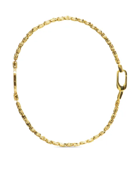 Officina Bernardi سوار 'ديا' ذهب أصفر عيار 18 مزين بألماس