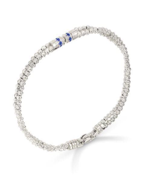 Officina Bernardi 18kt white gold Moon sapphire bracelet