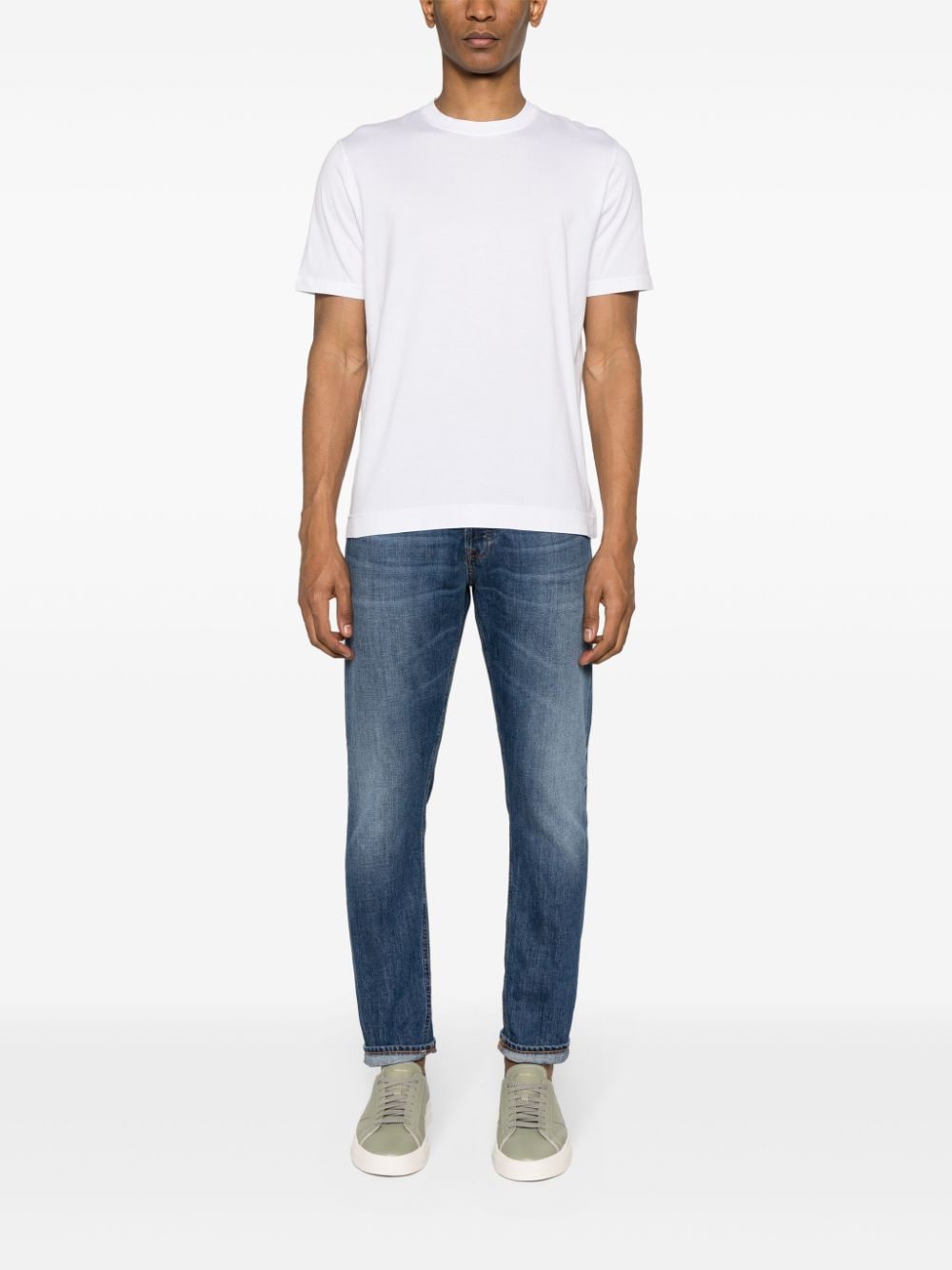 DONDUP Icon mid waist straight jeans - Zwart