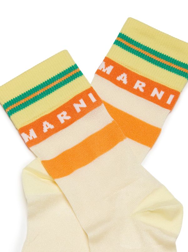 Marni Kids intarsia-knit Logo Socks - Farfetch