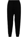 DSQUARED2 sequinned logo-patch tapered track pants - Black