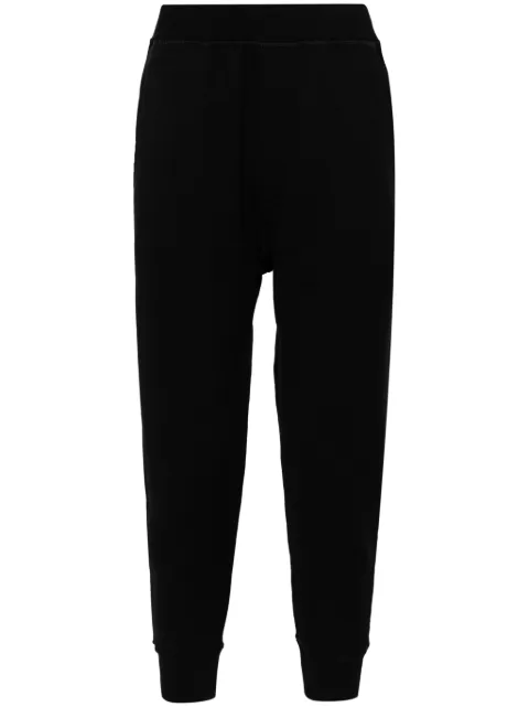 DSQUARED2 sequinned logo-patch tapered track pants