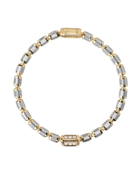 Officina Bernardi pulsera Lumen AC en oro de 18kt con diamantes