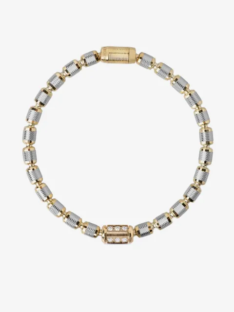 Officina Bernardi pulsera Lumen AC en oro de 18kt con diamantes