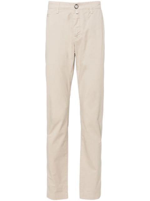 Jacob Cohën mid-rise cotton chino trousers