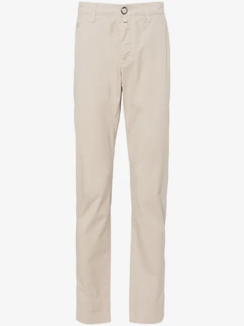 Jacob Cohën mid-rise cotton chino trousers