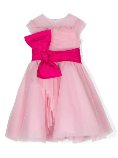MARCHESA KIDS COUTURE bow-detail tulle dress