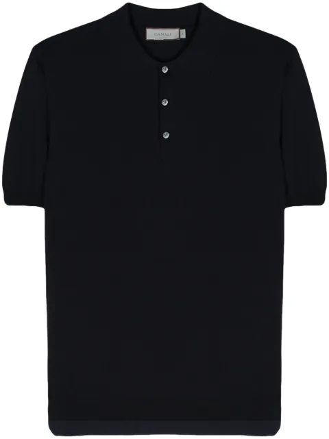 Canali playera tipo polo de tejido fino