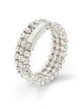 Officina Bernardi 18kt white gold Moon diamond ring - Silver