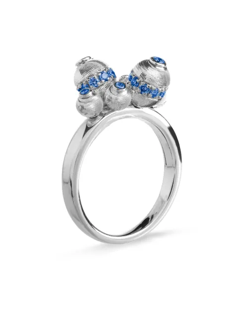 Officina Bernardi 18kt white gold Empire sapphire ring