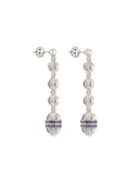Officina Bernardi 18kt white gold Empire sapphire earrings - Silver